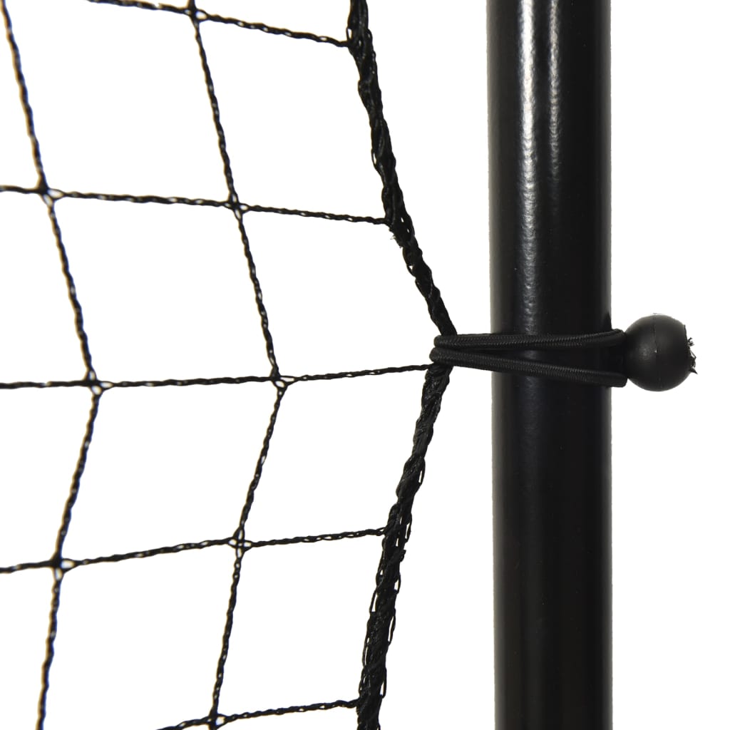 vidaXL Futbolo kamuolio atšokimo sienelė, juoda, 366x90x183cm, HDPE