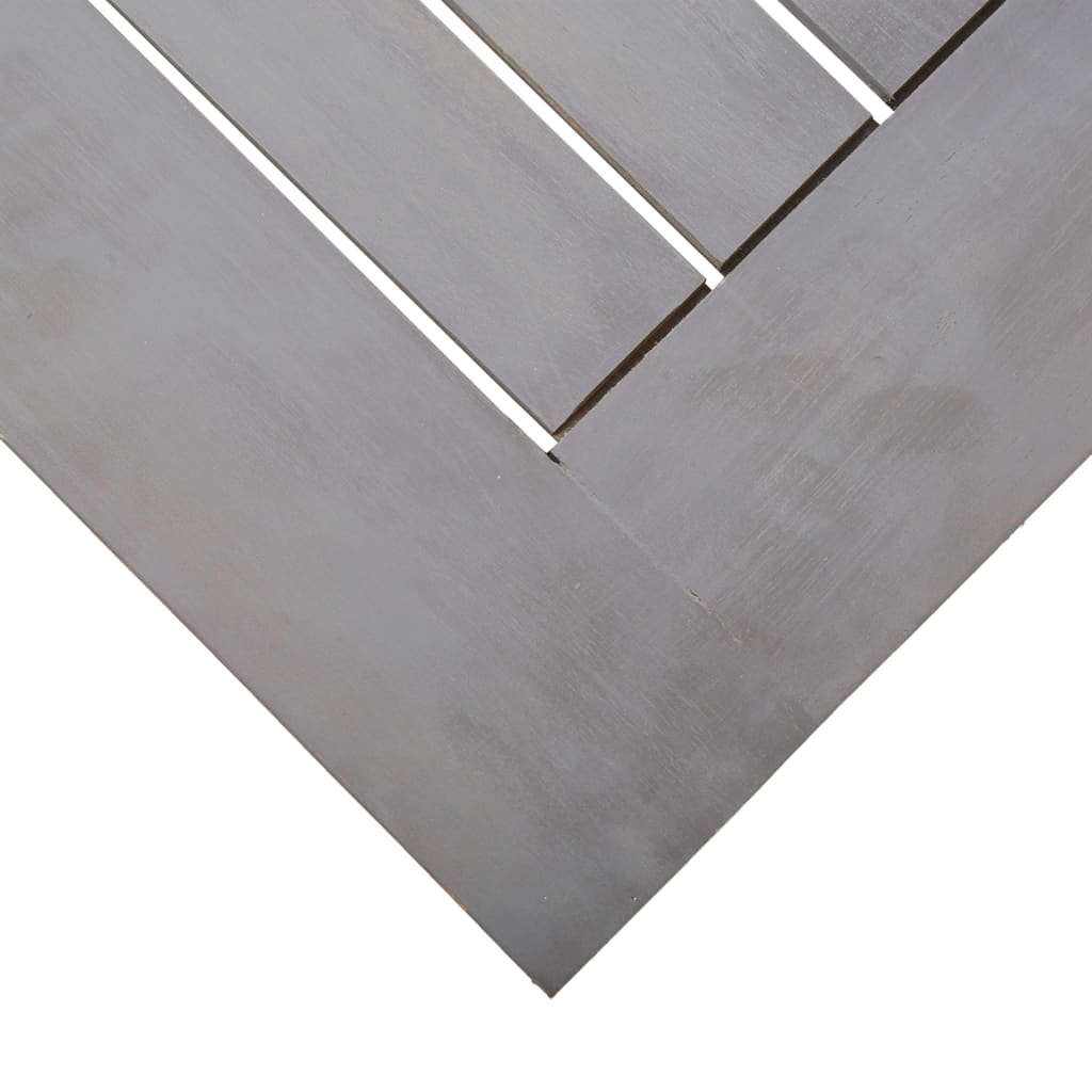vidaXL Sodo stalas, baltintas pilkas, 200x90x74cm, akacijos masyvas