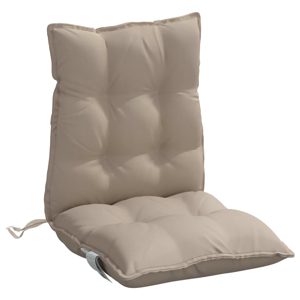 vidaXL Kėdės pagalvėlės, 2vnt., taupe, oksfordo audinys
