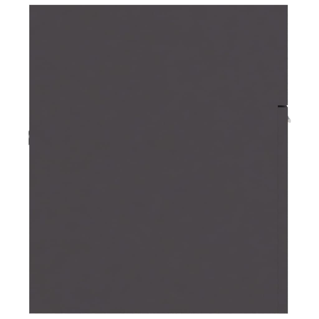 vidaXL Spintelė praustuvui, pilkos spalvos, 100x38,5x46cm, MDP