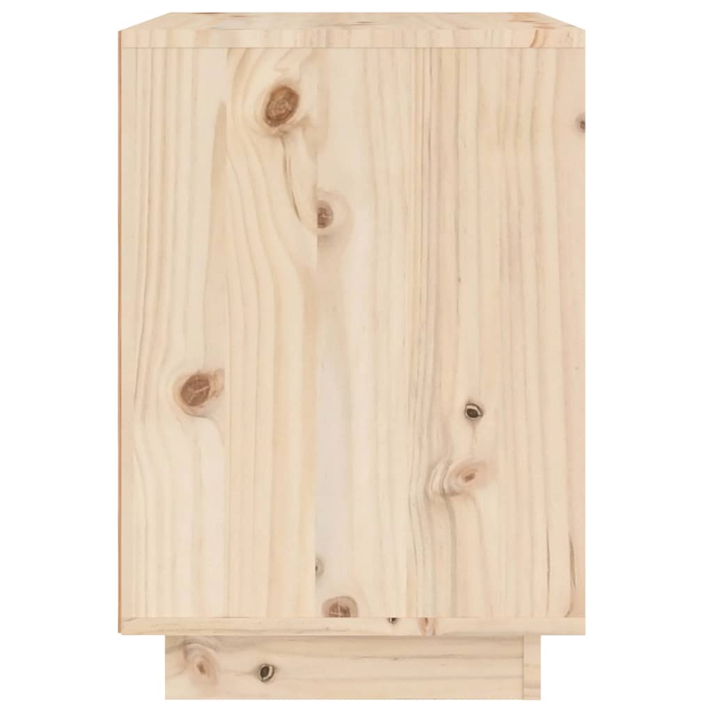vidaXL Naktinės spintelės, 2vnt., 40x35x50cm, pušies medienos masyvas