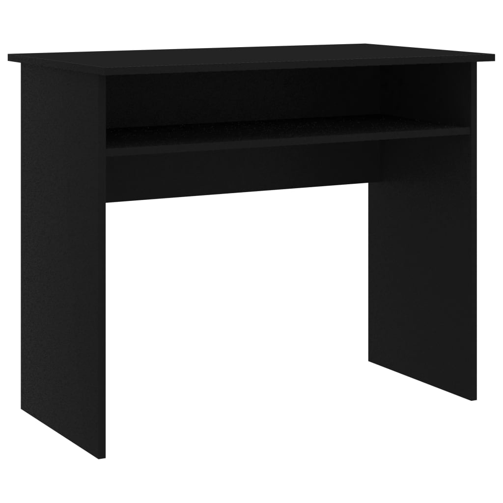vidaXL Rašomasis stalas, juodos spalvos, 90x50x74cm, MDP