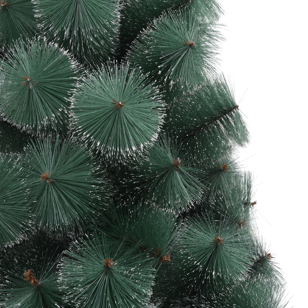 vidaXL Dirbtinė apšviesta Kalėdų eglutė, žalia, 150cm, PVC ir PE