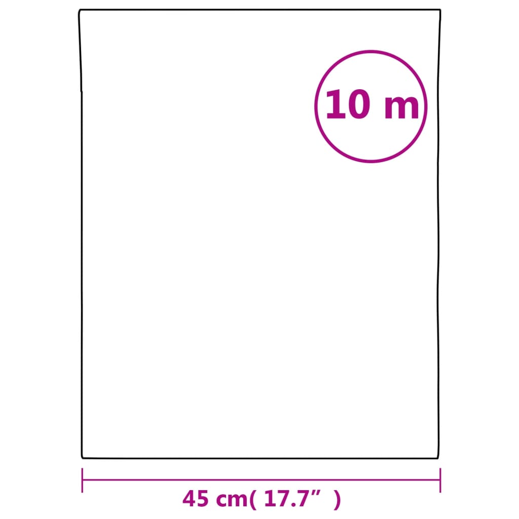 vidaXL Langų plėvelė, skaidri, 45x1000cm, PVC, matinė