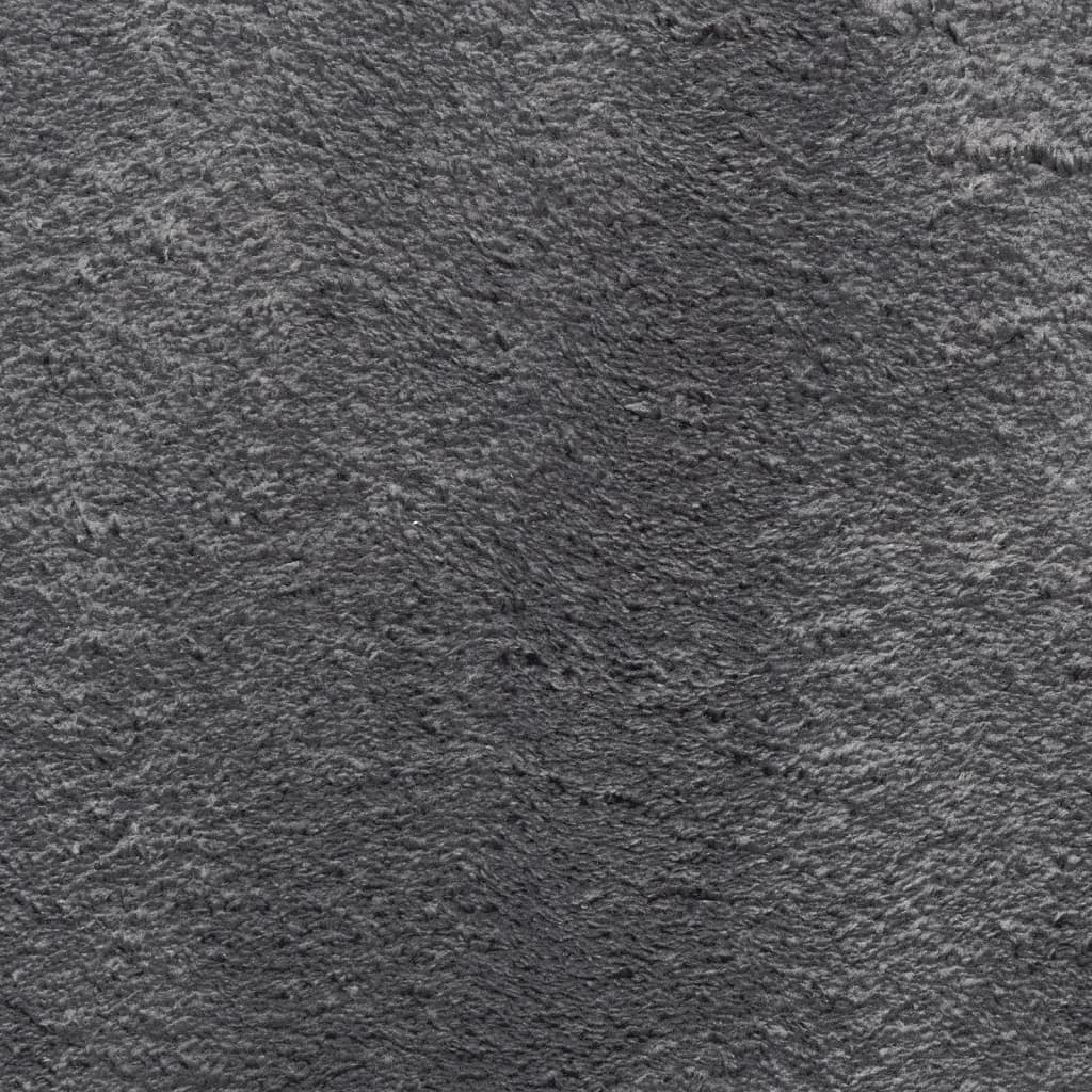 vidaXL Kilimas HUARTE, antracito, 60x110cm, trumpi šereliai