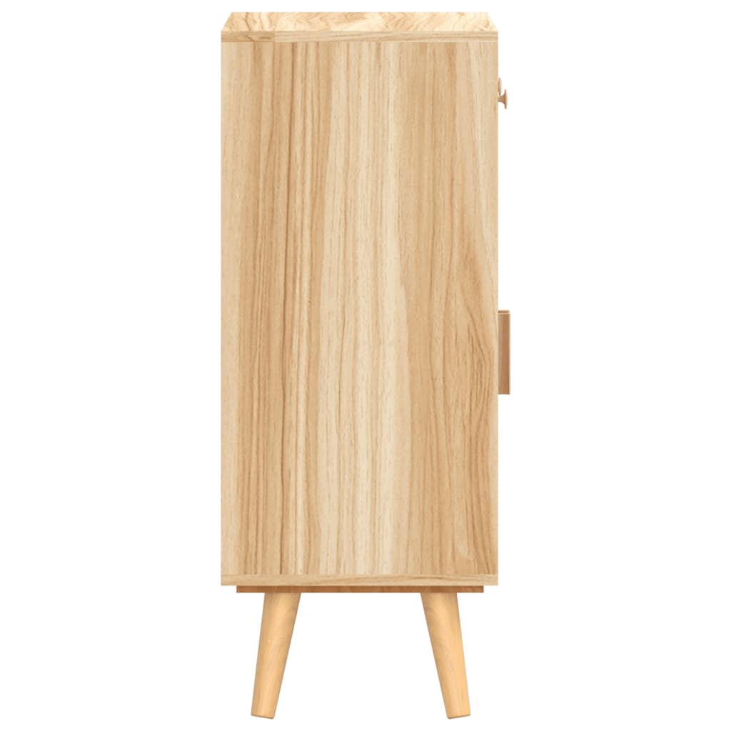vidaXL Šoninė spintelė su stalčiais, 60x30x75,5cm, apdirbta mediena