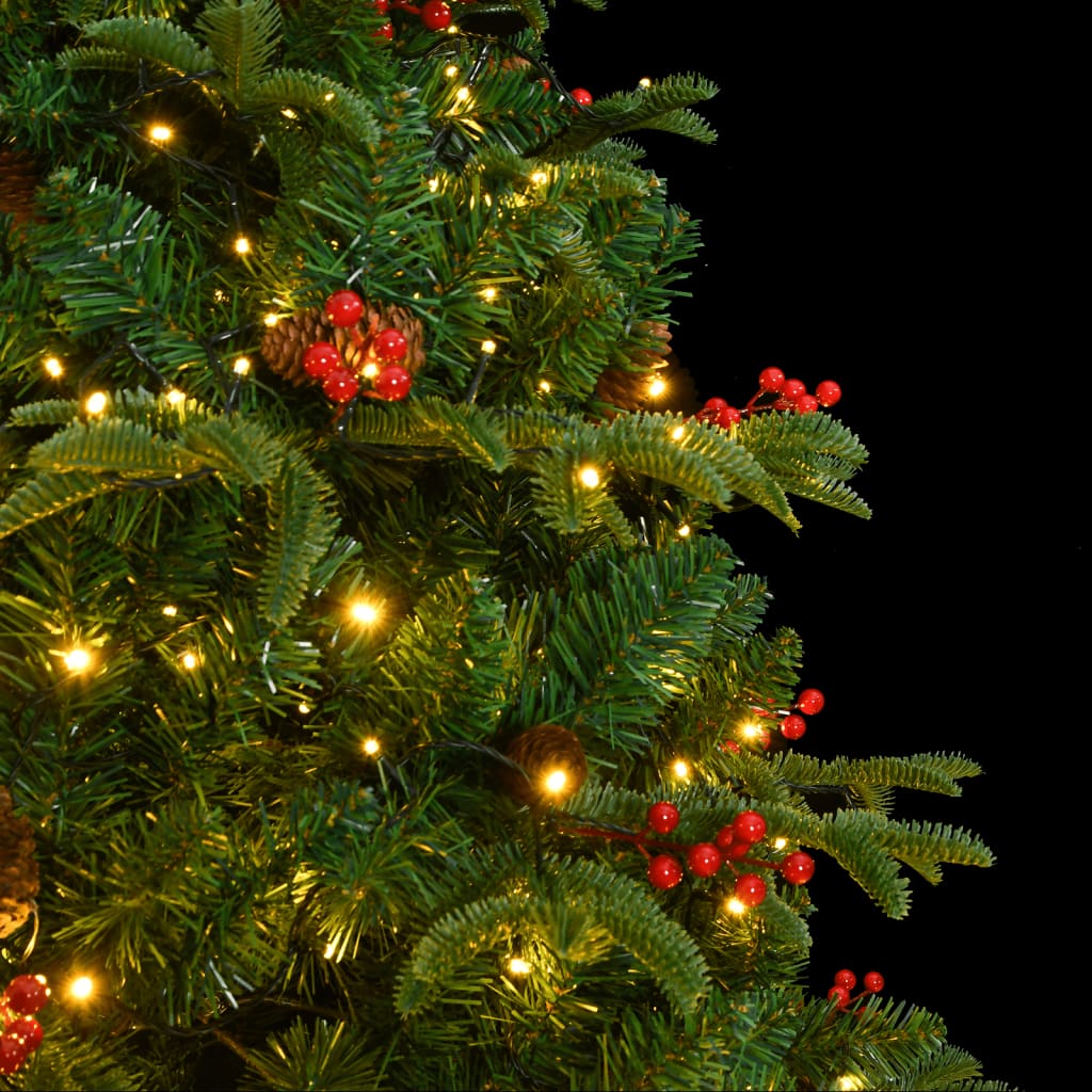 vidaXL Dirbtinė Kalėdų eglutė su šarnyrinėmis šakomis/300 LED, 210cm