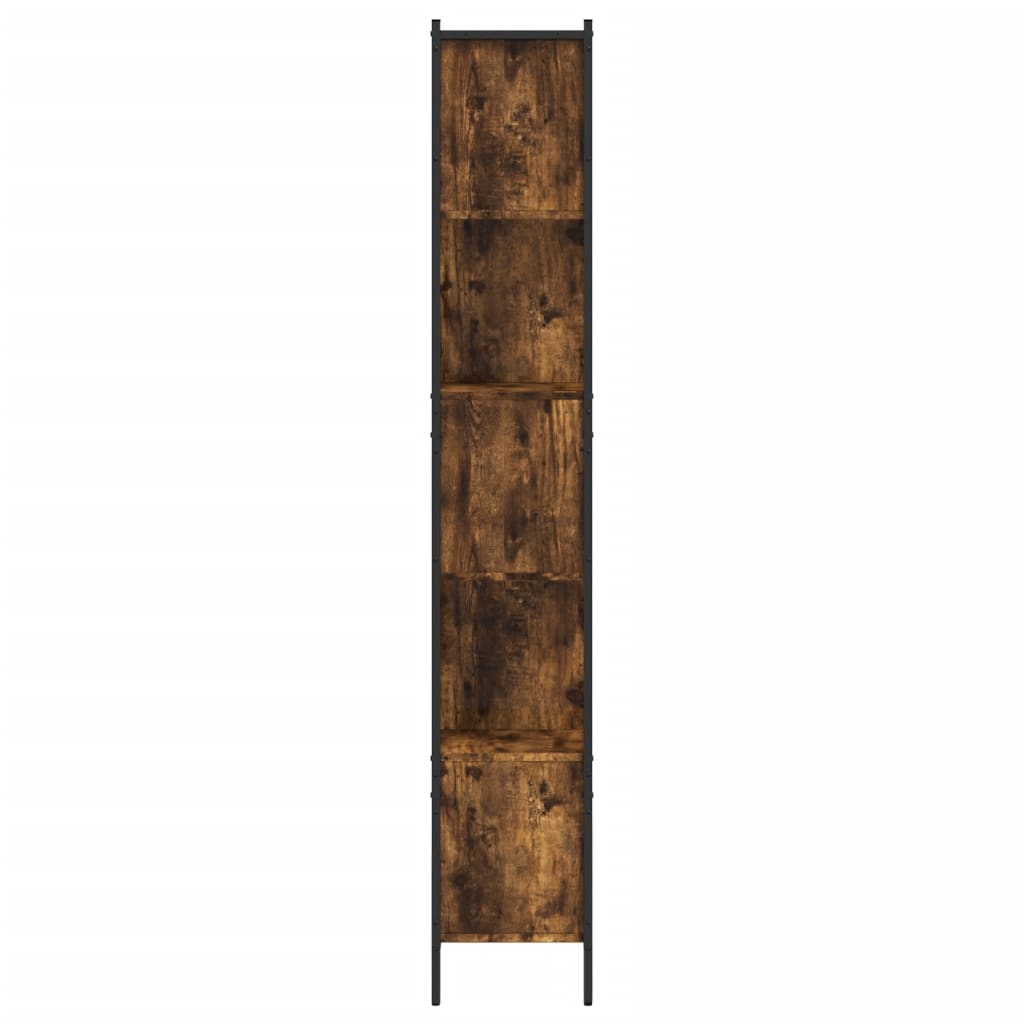 vidaXL Knygų spinta, dūminio ąžuolo, 102x28x172cm, apdirbta mediena