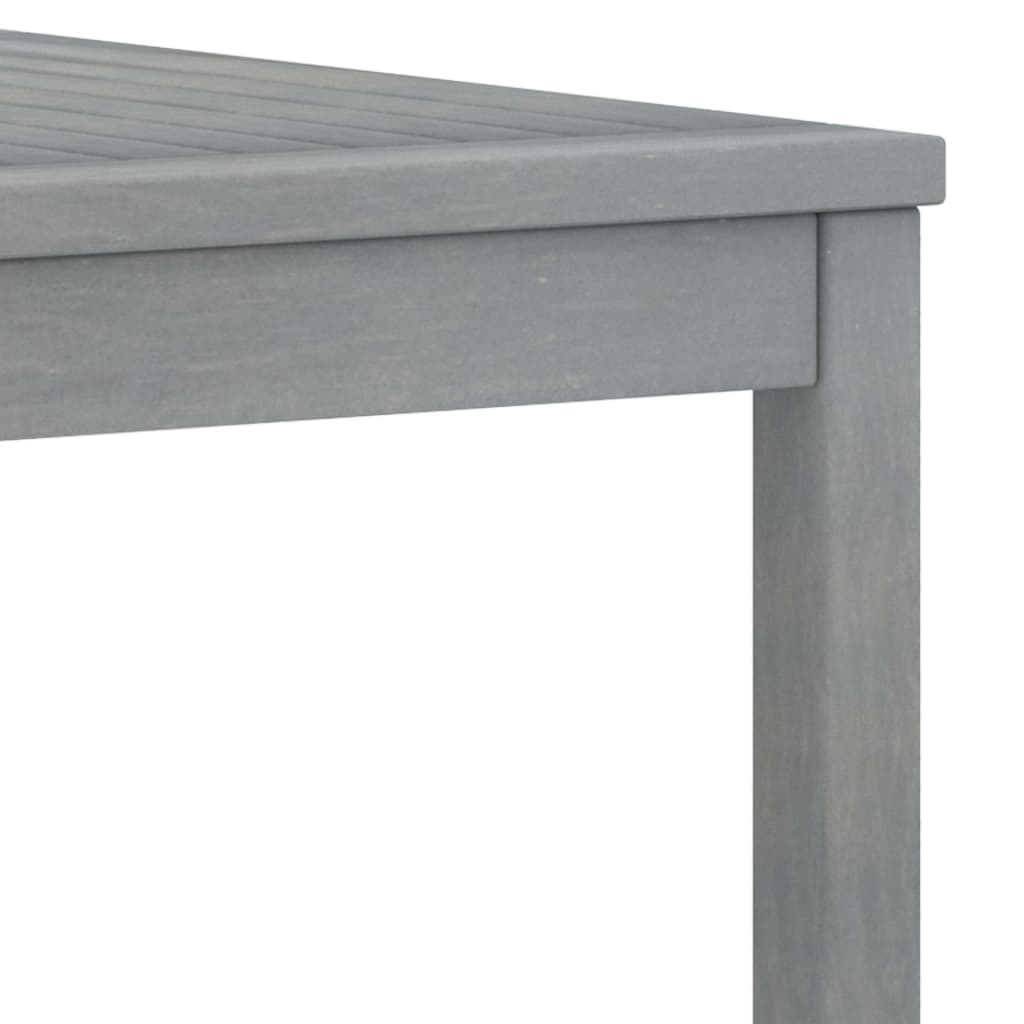 vidaXL Kavos staliukas, pilkas, 100x50x33cm, akacijos medienos masyvas