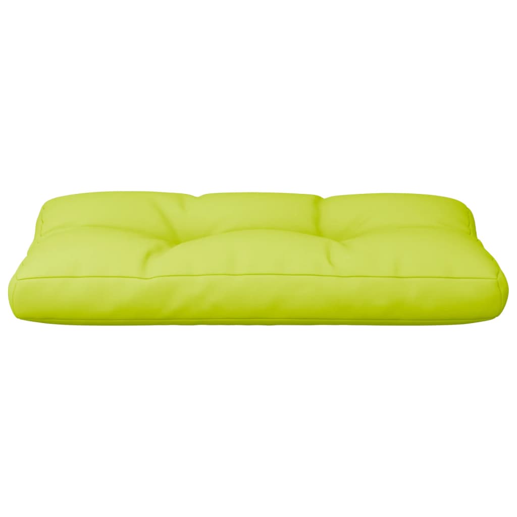 vidaXL Paletės pagalvėlė, ryškiai žalios spalvos, 70x40x12cm, audinys