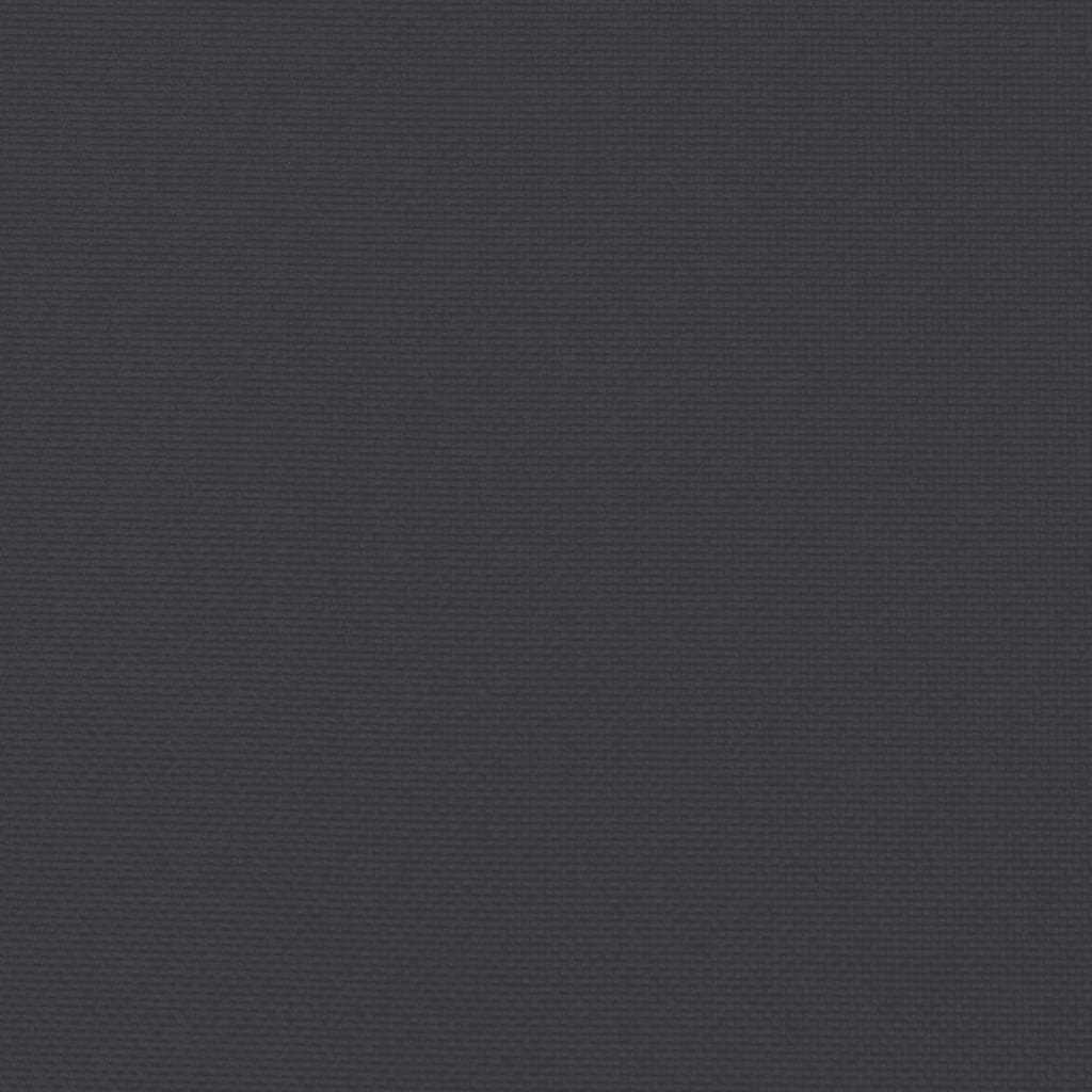 vidaXL Saulės gulto čiužinukas, juodos spalvos, 200x50x3cm, audinys