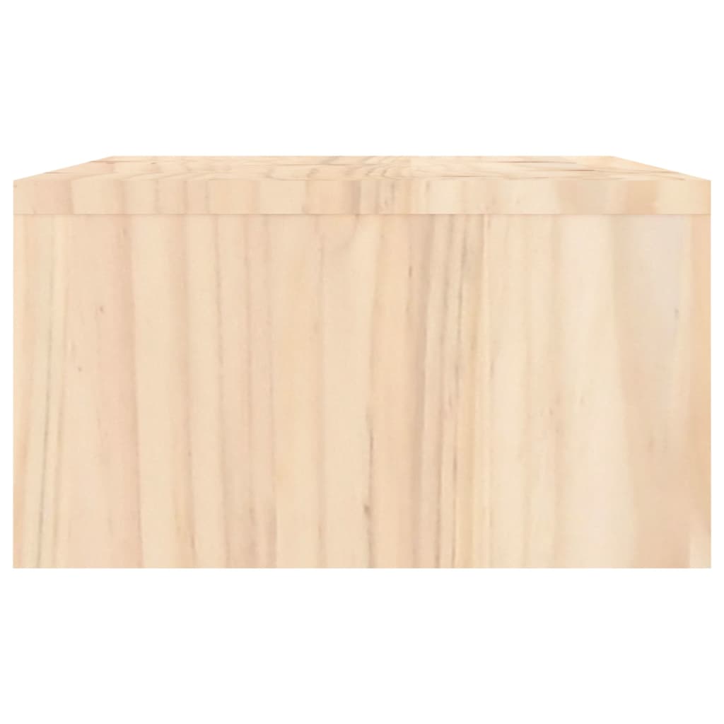 vidaXL Monitoriaus stovas, 100x27x15cm, pušies medienos masyvas