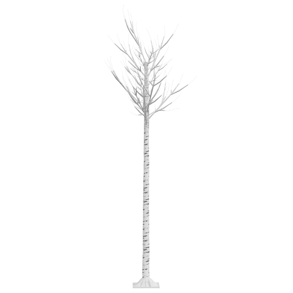 vidaXL Kalėdinis medis, 2,2m, su 200 šaltų baltų LED lempučių
