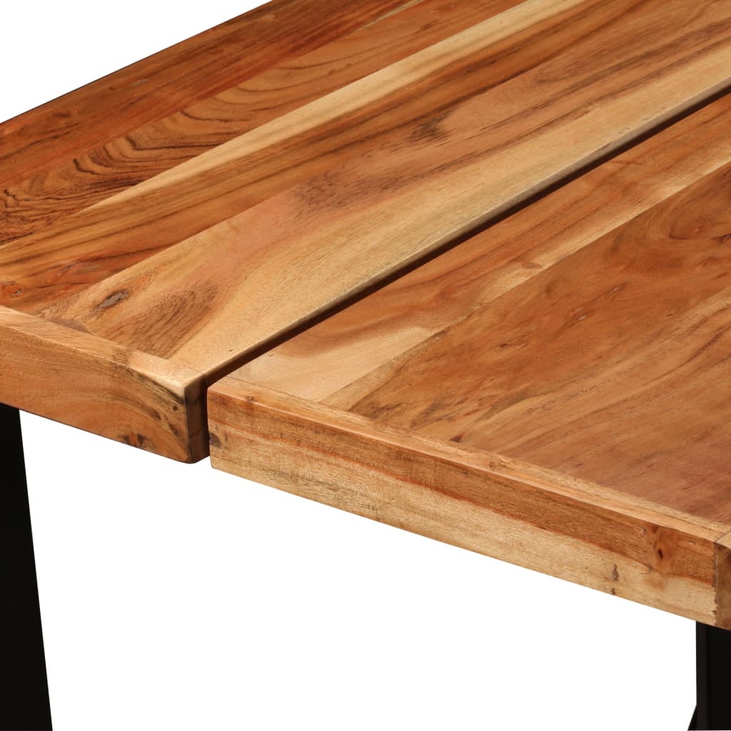 vidaXL Baro stalas, akacijos mediena, 150x70x107 cm