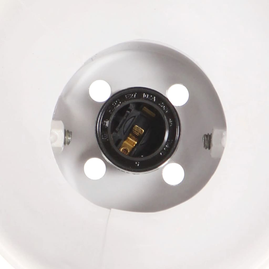 vidaXL Sieninis šviestuvas, baltos spalvos, 65x25cm, E27