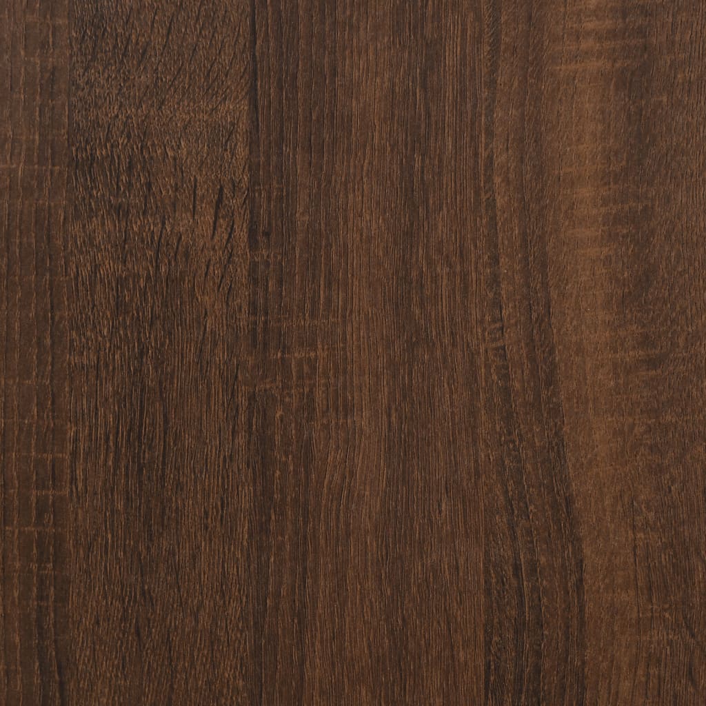 vidaXL Šoninis staliukas, rudas ąžuolo, 50x46x50cm, apdirbta mediena
