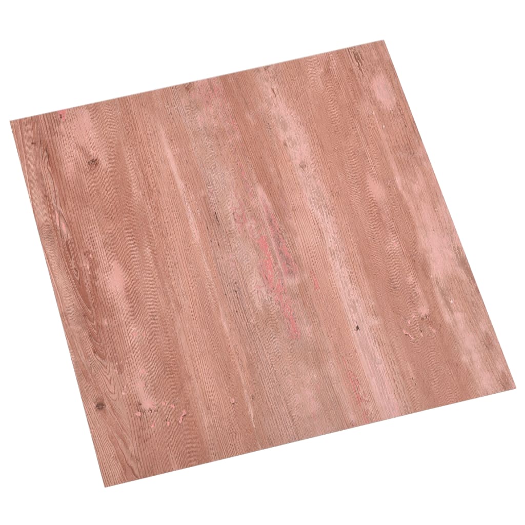 vidaXL Grindų plokštės, 20vnt., raudonos, 1,86m², PVC, prilimpančios