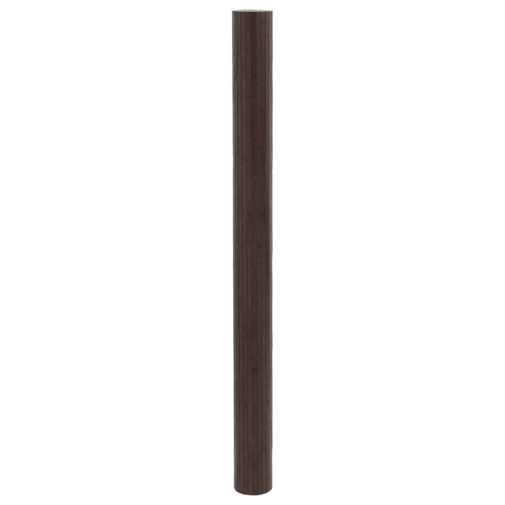 vidaXL Kambario pertvara, tamsiai rudos spalvos, 165x800cm, bambukas