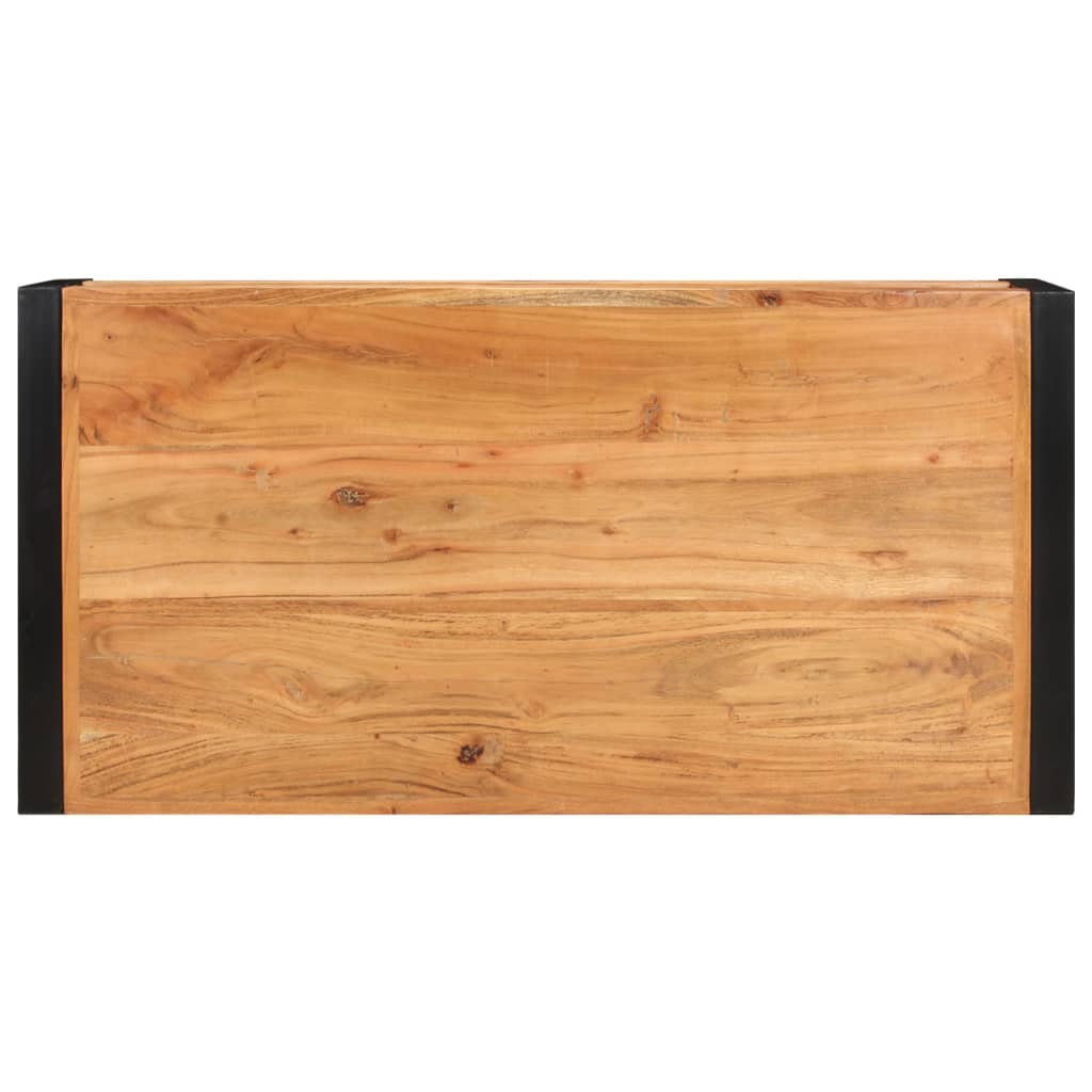vidaXL Kavos staliukas, 120x60x40 cm, akacijos medienos masyvas