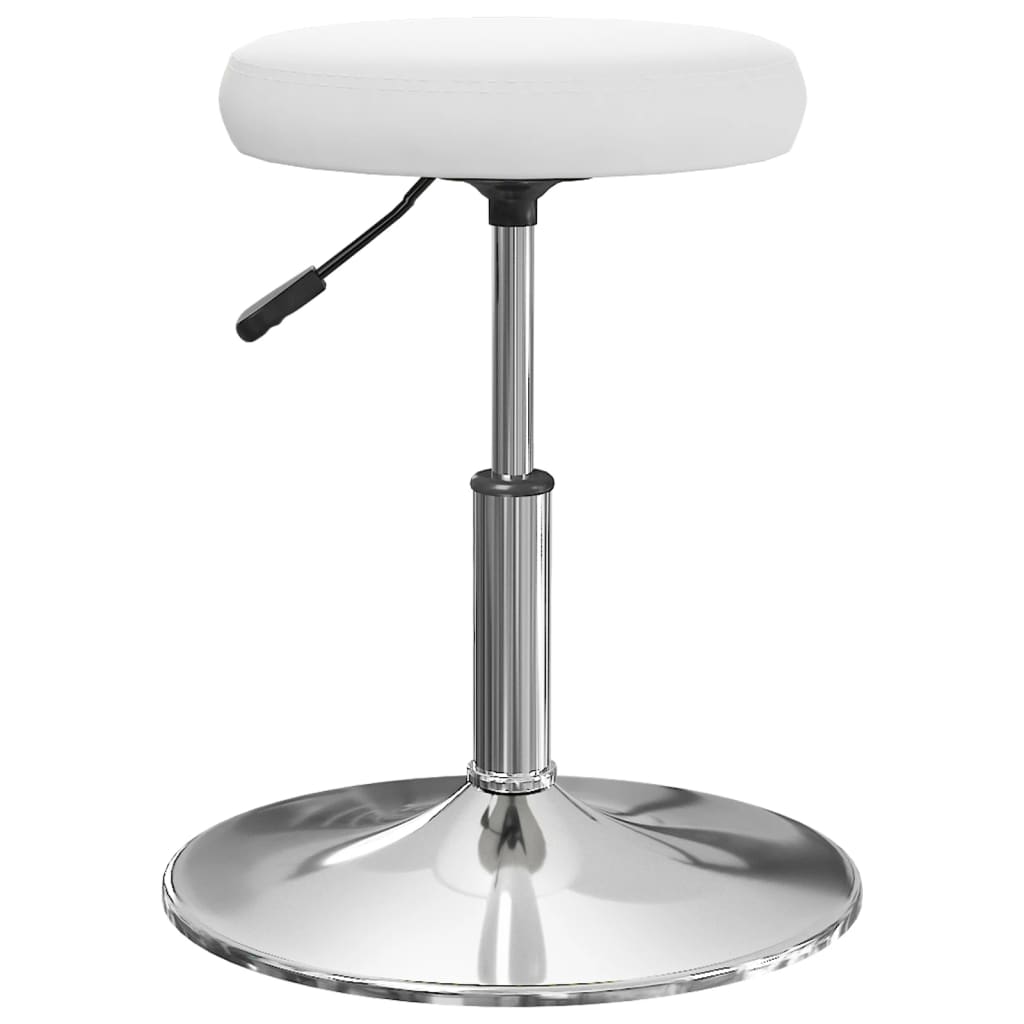 vidaXL Masažuotojo kėdė, baltos spalvos, dirbtinė oda (333067)