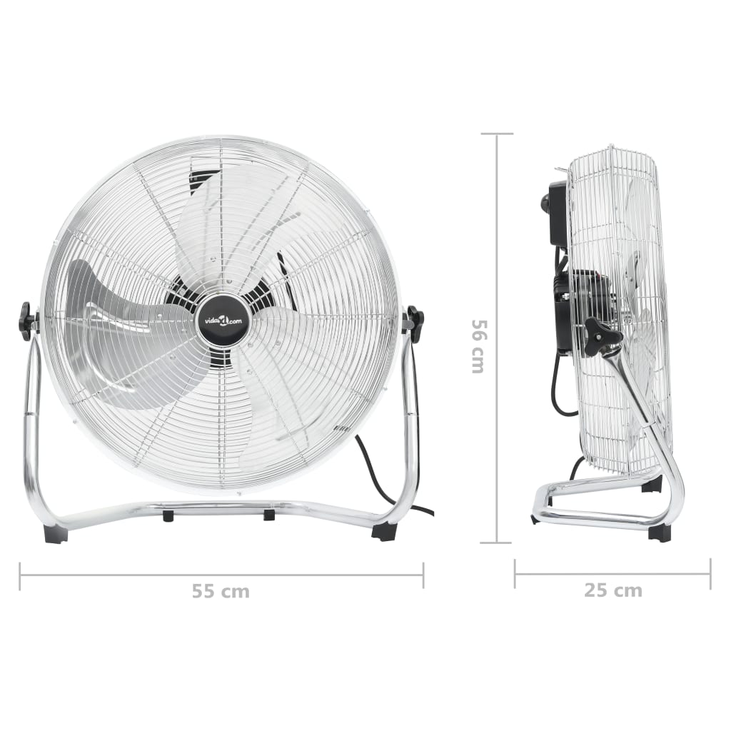 vidaXL Pastatomas ventiliatorius, 55cm, 3 greičiai, 100W