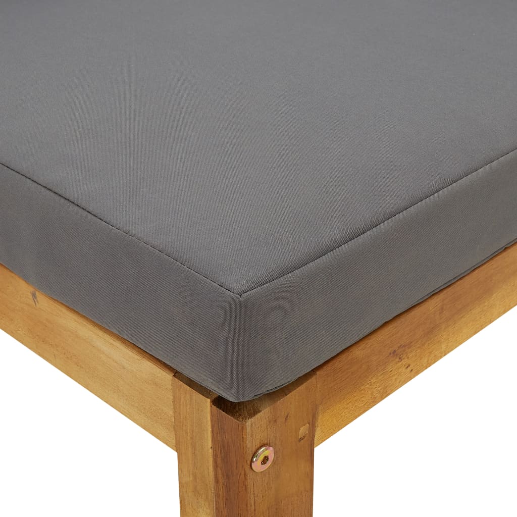 vidaXL Modulinės kampinės sofos su pagalvėmis, 2vnt., tamsiai pilkos