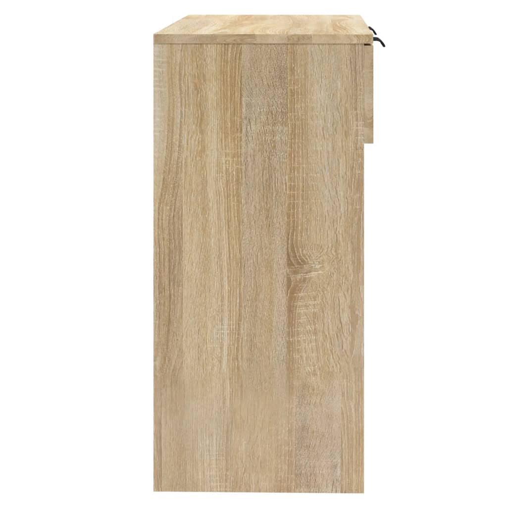 vidaXL Konsolinis staliukas, ąžuolo, 90x36x75cm, apdirbta mediena