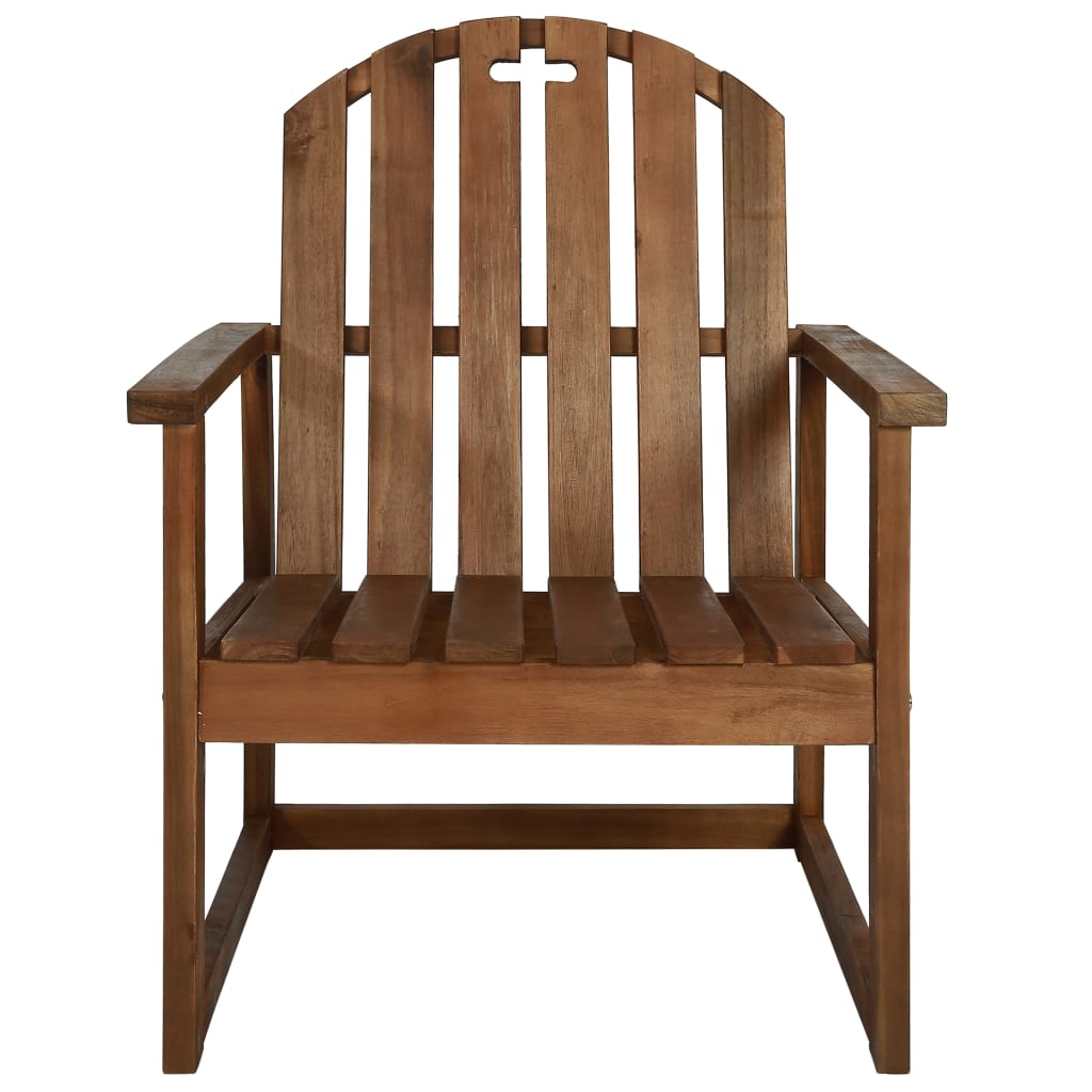 vidaXL Sodo kėdės, 2 vnt., akacijos medienos masyvas