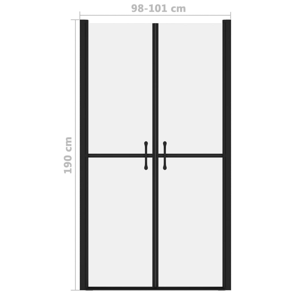 vidaXL Dušo durys, matinės, (98-101)x190cm, ESG