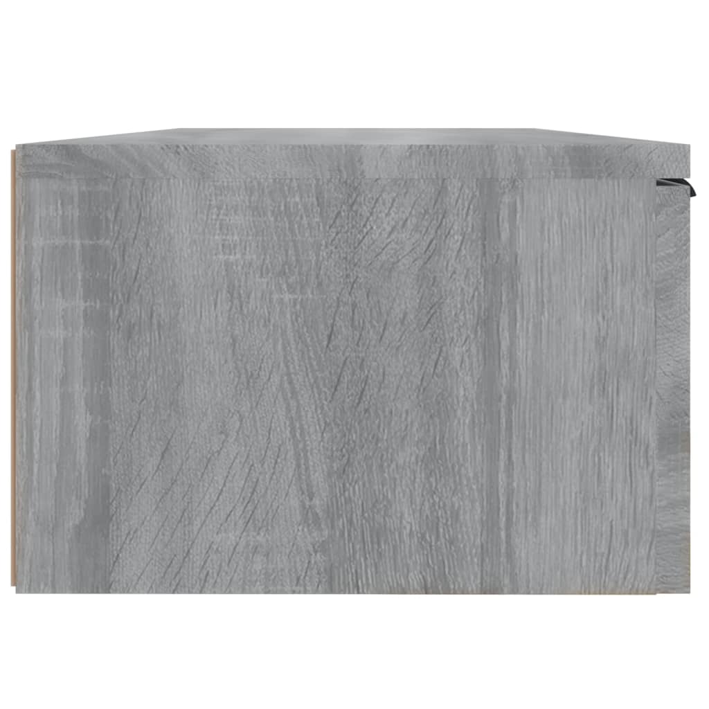 vidaXL Sieninė spintelė, pilka ąžuolo, 68x30x20cm, apdirbta mediena