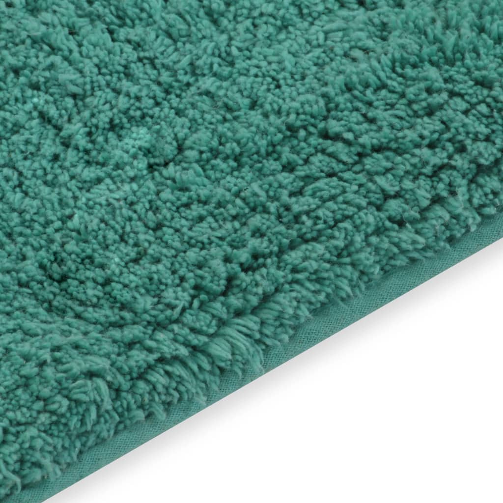 vidaXL Vonios kilimėlių rinkinys, 2d., audinys, turkio spalvos