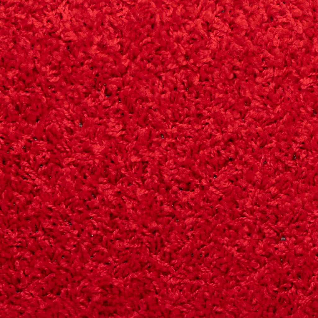 vidaXL Laiptų kilimėliai, 10vnt., raudonos spalvos, 65x21x4cm