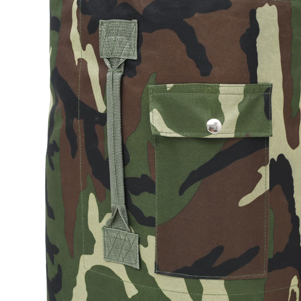 vidaXL Militaristinio stiliaus daiktų krepšys, 85l, kamufliažinis