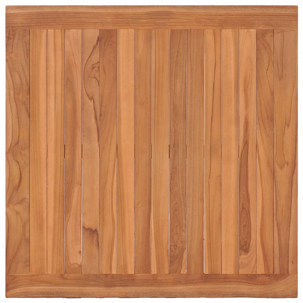 vidaXL Batavia stalas, 85x85x75cm, tikmedžio medienos masyvas