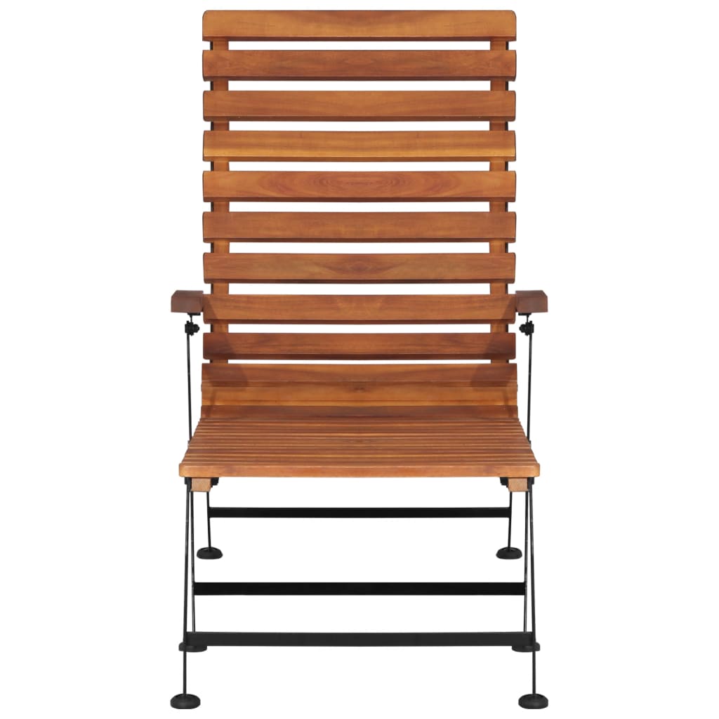 vidaXL Lauko terasos kėdė, akacijos medienos masyvas