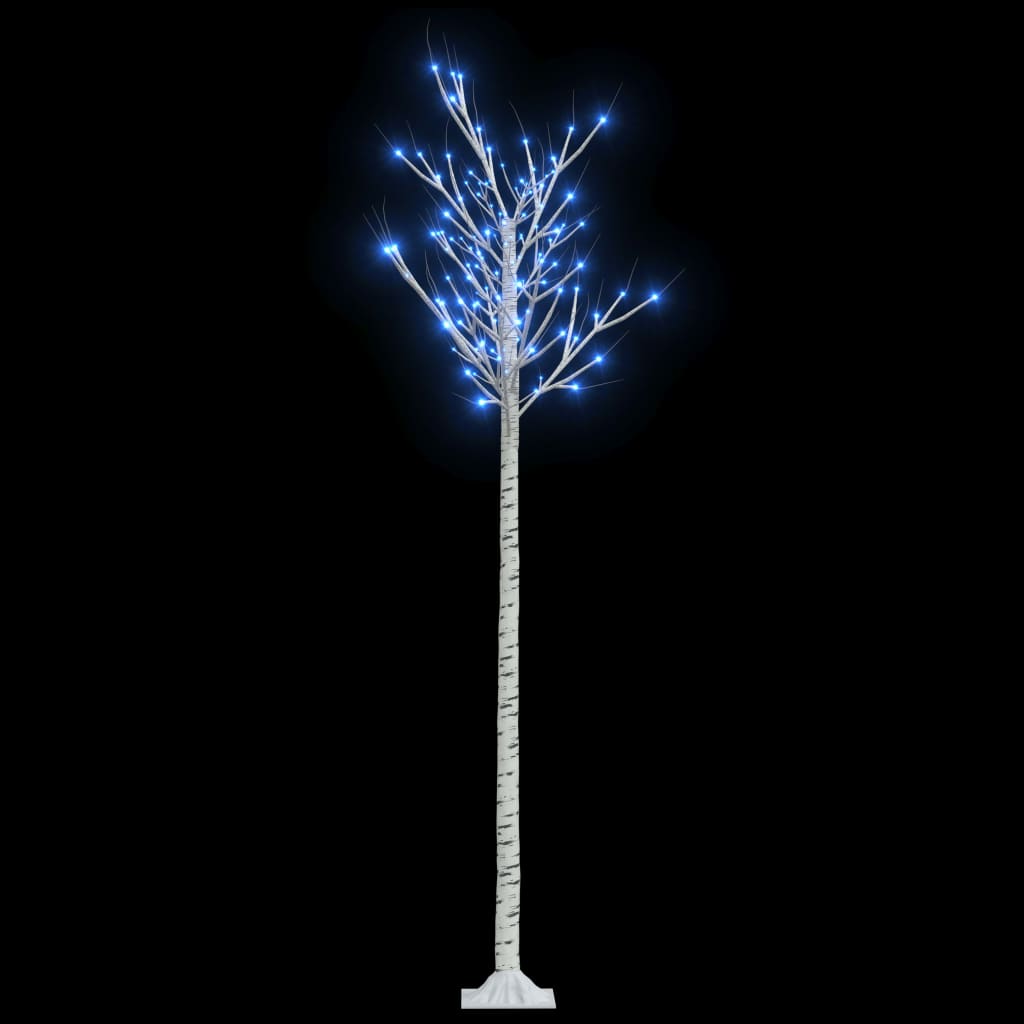 vidaXL Kalėdinis medis, 2,2m, su 200 mėlynų LED lempučių