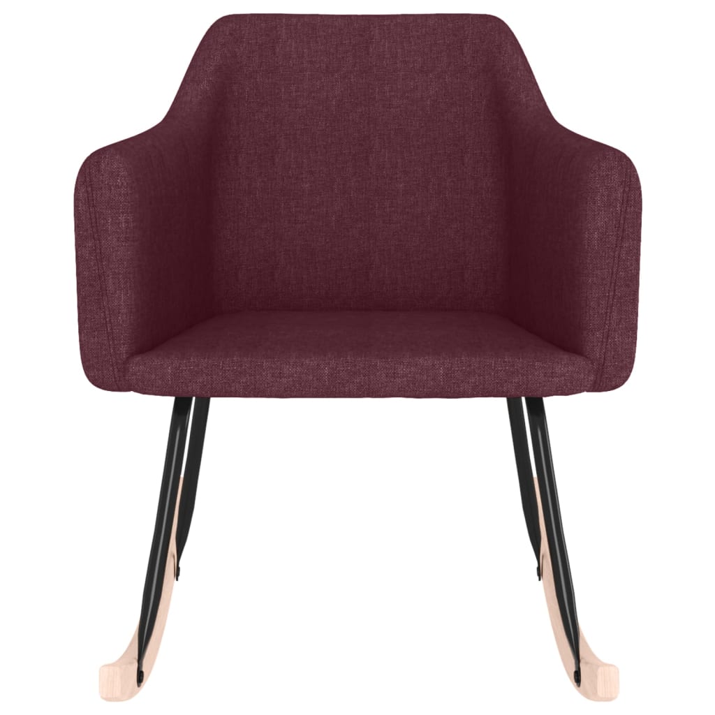 vidaXL Supama kėdė, violetinės spalvos, audinys