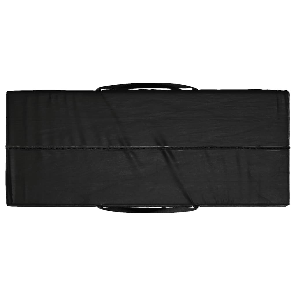 vidaXL Krepšys sodo pagalvėlėms, juodas, 135x40x55cm, polietilenas