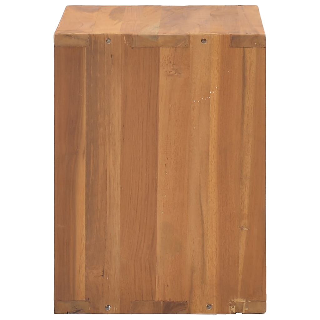 vidaXL Naktinė spintelė, 40x30x40cm, tikmedžio medienos masyvas