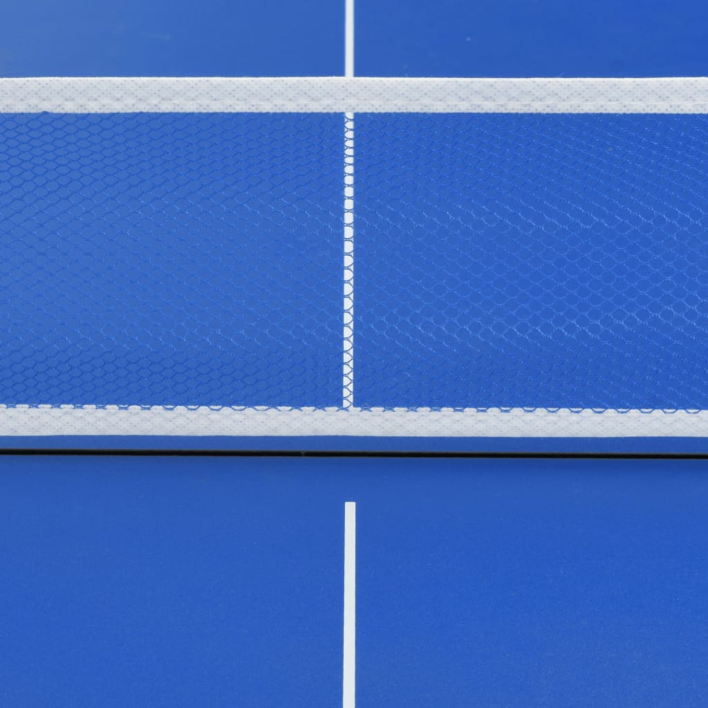 vidaXL Stalo teniso stalas su tinklu, mėlynas, 152x76x66cm, 5 pėdų