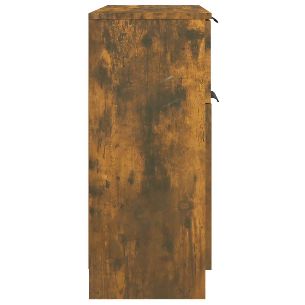 vidaXL Šoninė spintelė, dūminio ąžuolo, 60x30x70cm, apdirbta mediena