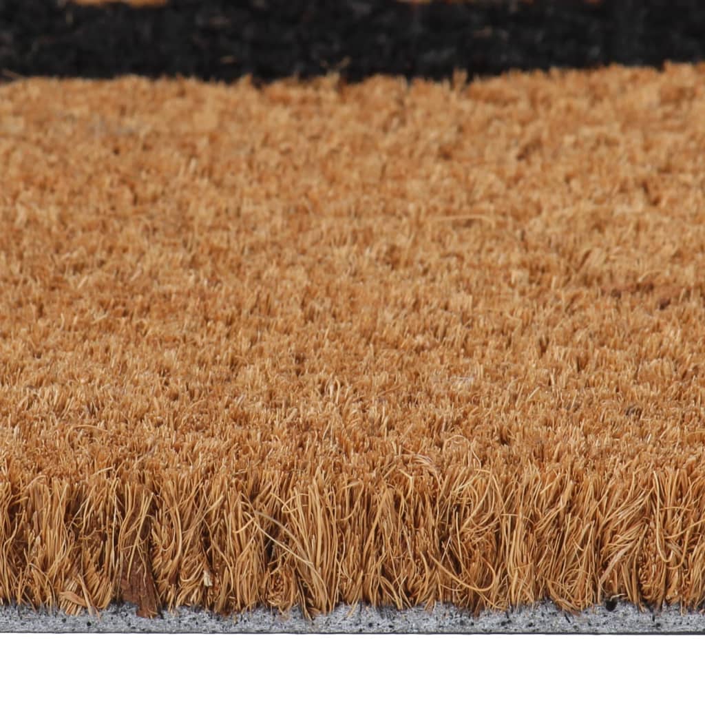 vidaXL Durų kilimėlis, natūralus, 45x75cm, kokoso pluoštas