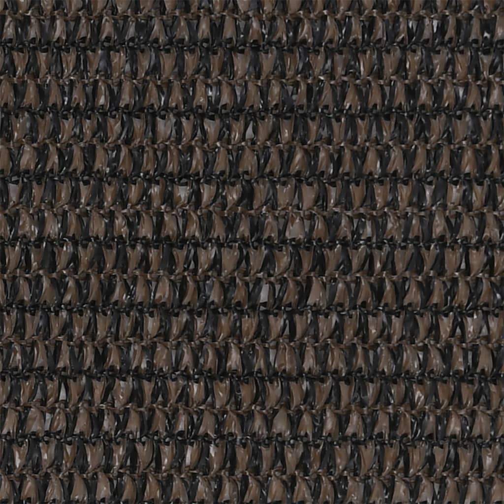 vidaXL Palapinės kilimėlis, rudos spalvos, 300x600cm