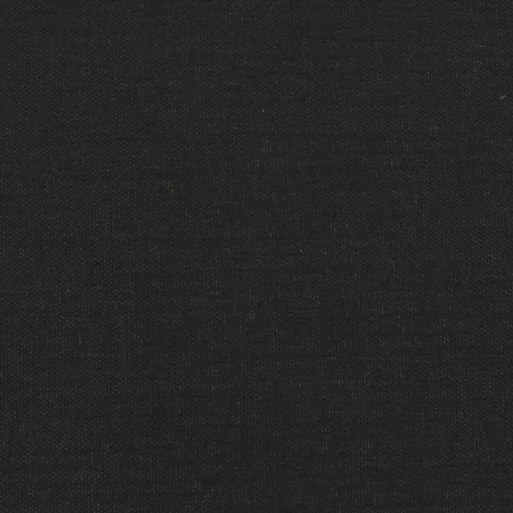 vidaXL Masažinis krėslas, juodos spalvos, audinys