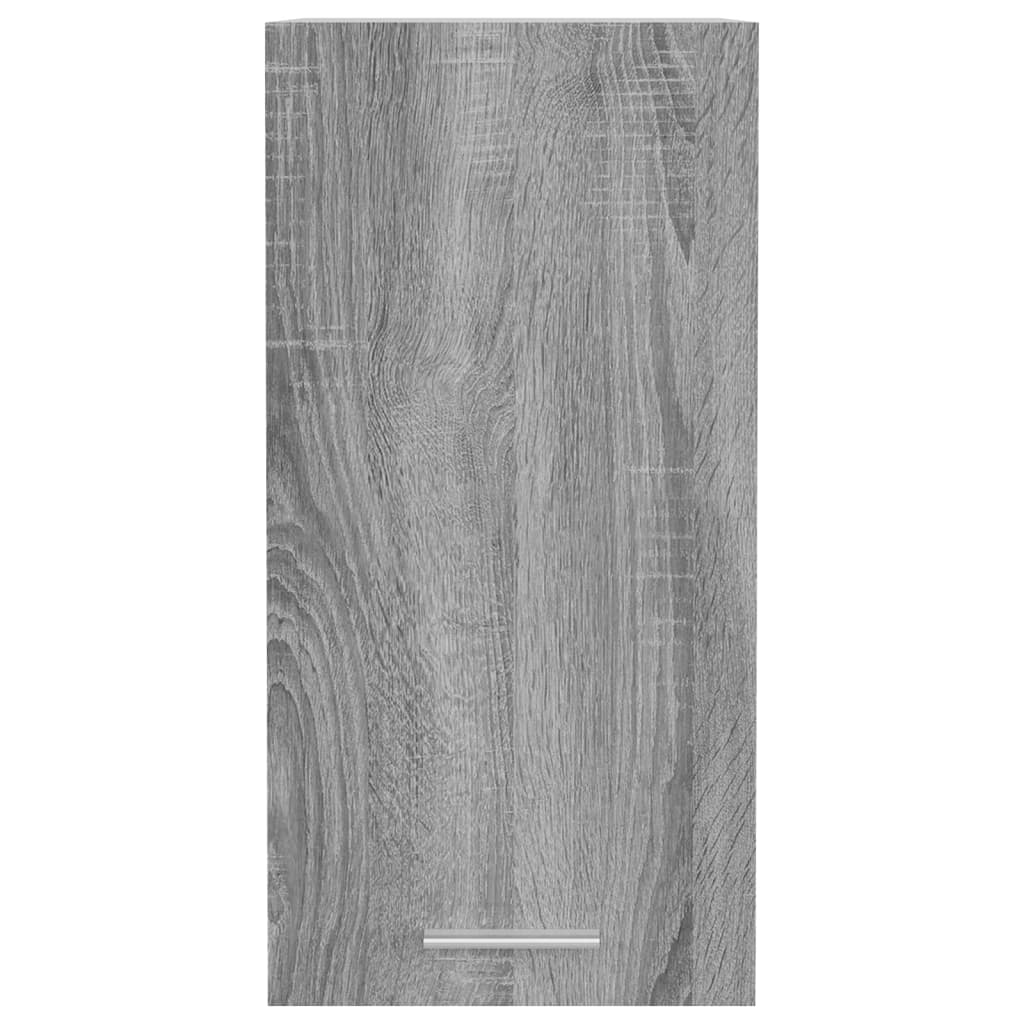 vidaXL Pakabinama spintelė, pilka ąžuolo, 29,5x31x60cm, mediena
