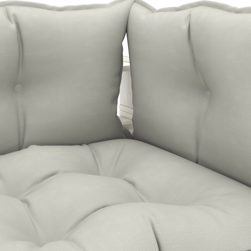 vidaXL Poilsio komplektas iš palečių su pagalvėmis, 7 dalių, mediena