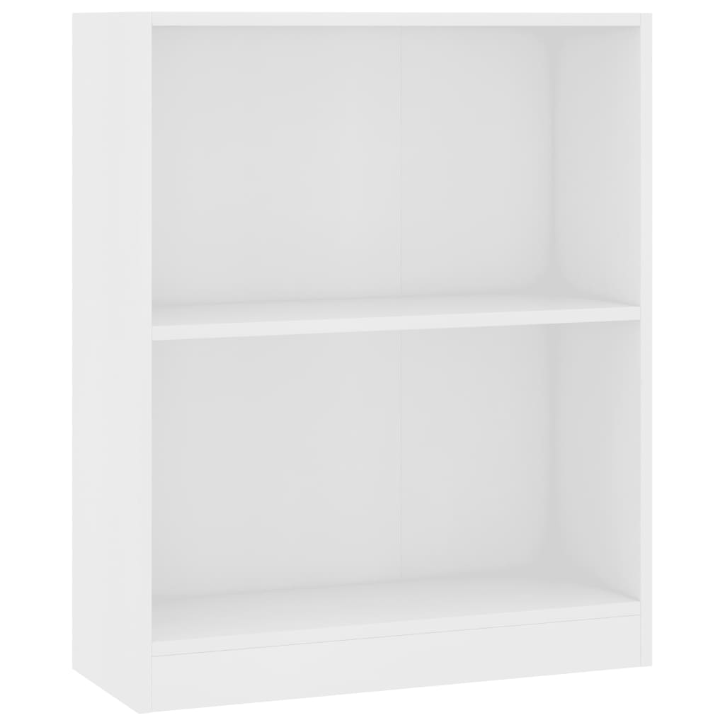 vidaXL Lentyna knygoms, baltos spalvos, 60x24x76 cm, mediena
