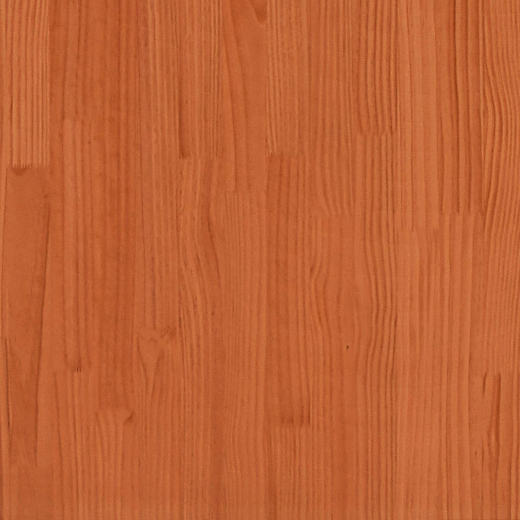 vidaXL Sodo pakoja, vaško ruda, 62x30x32cm, pušies medienos masyvas