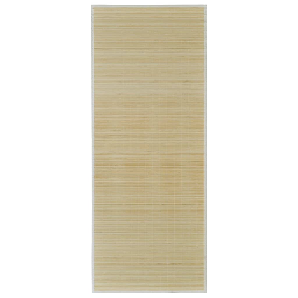 vidaXL Bambukinis kilimas, 160x230, natūralios spalvos