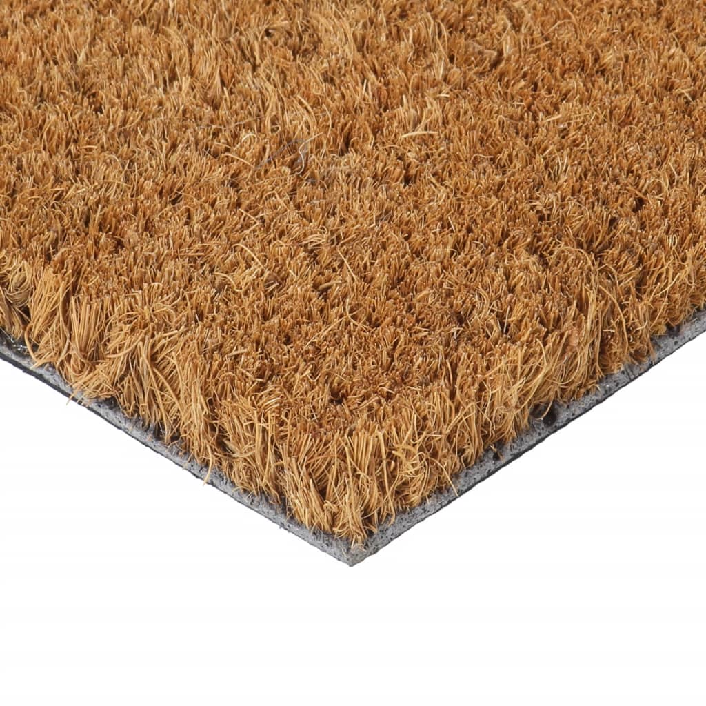 vidaXL Durų kilimėlis, natūralus, 40x60cm, kuokštuotas kokoso pluoštas